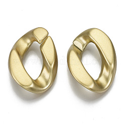 Opaque Spray Painted Acrylic Linking Rings&nbsp;OACR-S021-19A-B01