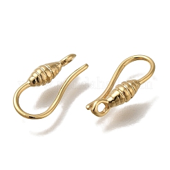Brass Earring Hooks&nbsp;KK-H502-16G