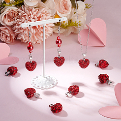 12Pcs Polymer Clay Rhinestone Pendants&nbsp;RB-PH0001-55