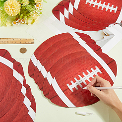 15Pcs Rugby Party Paper Cut&nbsp;AJEW-SP0001-30