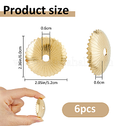 14Pcs Brass Handle Washers&nbsp;KK-FH0008-36C