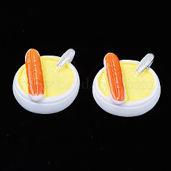 Opaque Epoxy Resin Cabochons&nbsp;LS-CRES-S358-40