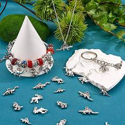120Pcs 6 Style Tibetan Style Alloy Pendants&nbsp;TIBE-SZ0001-07