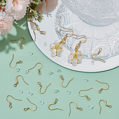 160Pcs 304 Stainless Steel French Earring Hooks&nbsp;STAS-ME0001-53G