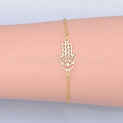201 Stainless Steel Link Bracelets&nbsp;BJEW-T011-JN495-2