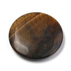 Chakras Themed Natural Tiger Eye Cabochons&nbsp;G-P001-22D