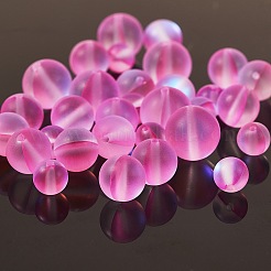 Synthetic Moonstone Beads Strands&nbsp;G-SZ0001-86A