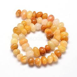 Natural Topaz Jade Gemstone Nuggets Bead Strands&nbsp;G-J337-30