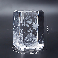 Transparent Glass Display Decorations&nbsp;DJEW-WH0010-38
