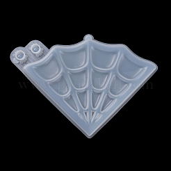 Halloween Theme DIY Spider Web Pendant Decoration Silicone Molds&nbsp;DIY-F143-04