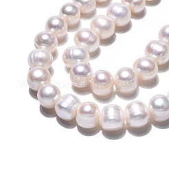 Natural Cultured Freshwater Pearl Beads Strands&nbsp;PEAR-N013-10A