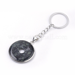 Synthetic & Natural Mixed Stone Keychain&nbsp;KEYC-S252-05
