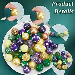 Mixed Style Acrylic Beads&nbsp;MACR-PH0001-60