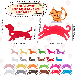 4Sets 4 Style Silicone Wine Glass Markers&nbsp;DIY-GF0005-75