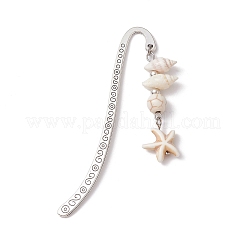 3Pcs 3 Styles Zinc Alloy Hook Bookmarks&nbsp;AJEW-JK00298