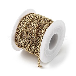 304 Stainless Steel Hollow Rectangle Link Chains&nbsp;CHS-G051-12G
