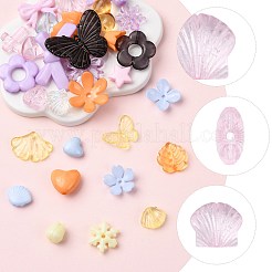 450Pcs 6 Colors Transparent & Opaque Acrylic Beads&nbsp;TACR-FS0001-67