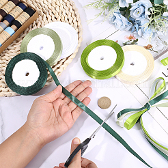 5 Rolls 5 Colors Polyester Ribbon&nbsp;OCOR-CP0001-26B