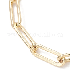 Brass Paperclip Chains Bracelets for Women&nbsp;BJEW-JB12921
