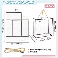 Transparent PET Plastic Gift Box&nbsp;LS-AJEW-WH0166-06A-01