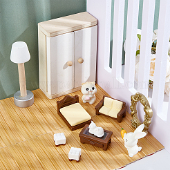 20Pcs Wood Sheet Miniature Ornaments&nbsp;DIY-WH0661-57C