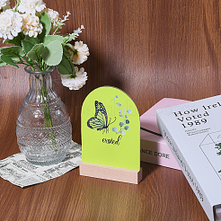 Acrylic Table Place Cards&nbsp;AJEW-WH0060-09A