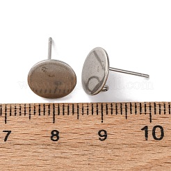 Non-Tarnish 304 Stainless Steel Stud Earring Findings&nbsp;STAS-C043-25P