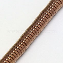 Electroplate Non-magnetic Synthetic Hematite Beads Strands&nbsp;G-J164A-4mm-M