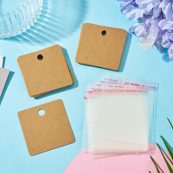 20Pcs Paper Earring Display Cards&nbsp;CDIS-TADJ0002-01F