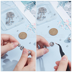 DIY Glass Bottle Pendant Necklace Making Kits&nbsp;DIY-UN0007-62D
