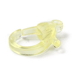 Transparent Plastic Lobster CLaw Clasps&nbsp;KY-H005-A01