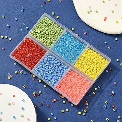 4302Pcs 6 Style 12/0 Round Glass Seed Beads&nbsp;SEED-YW0001-89