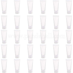 20ml Matte PE Plastic Refillable Flip Top Cap Bottles&nbsp;LS-MRMJ-WH0024-01A