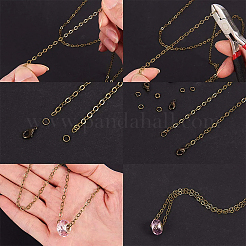 DIY 10M Brass Cable Chains&nbsp;DIY-SC0017-80