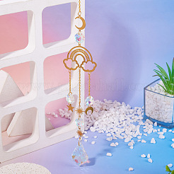 1Pc Faceted Glass Sun Catcher Pendant Decorations&nbsp;AJEW-TA0002-91