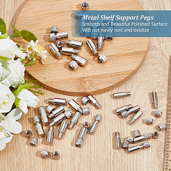 60Pcs 3 Styles Zinc Alloy Shelf Brackets & Supports&nbsp;FIND-AR0006-60