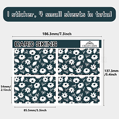 Rectangle PVC Plastic Waterproof Card Stickers&nbsp;DIY-WH0432-380
