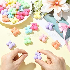 28Pcs 7 Colors Cherry Food Grade Eco-Friendly Silicone Focal Beads&nbsp;SIL-CJ0003-19