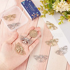 12Pcs 2 Colors 201 Stainless Steel Pendants&nbsp;STAS-SC0005-11