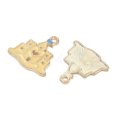 Alloy Enamel Pendants&nbsp;AL-CBAE435-02G