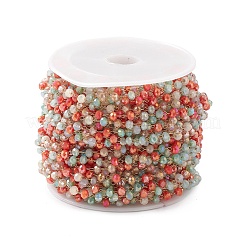 Handmade Glass Beaded Chains&nbsp;CHS-P016-46G-09