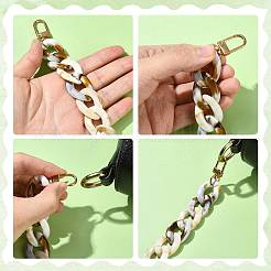 Acrylic Link Chains Bag Extender Chains&nbsp;HJEW-FS00058-01