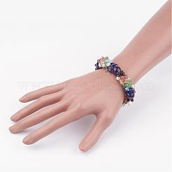 Gemstone Beaded Chakra Bracelets&nbsp;BJEW-JB02568