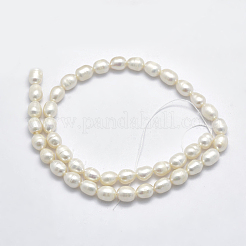 Natural Cultured Freshwater Pearl Beads Strands&nbsp;PEAR-F007-77