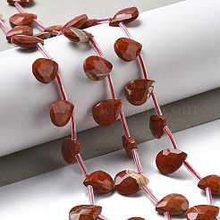 Natural Red Jasper Beads Strands&nbsp;G-K382-C04-01
