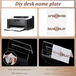 Acrylic Table Number Sign Tent Holder&nbsp;DIY-WH0430-644