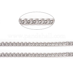 304 Stainless Steel Curb Chains&nbsp;CHS-TAC0001-03P