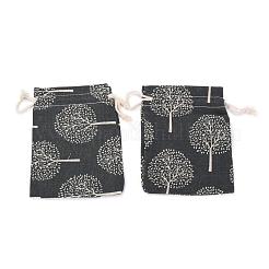Polycotton(Polyester Cotton) Packing Pouches Drawstring Bags&nbsp;ABAG-T006-A21