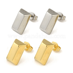 PVD Vacuum Plating 304 Stainless Steel Stud Earring&nbsp;EJEW-C099-06GP