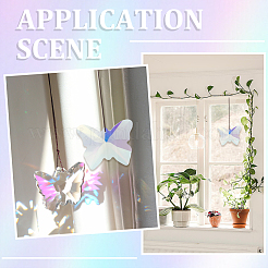 1Pc Glass Hanging Suncatchers&nbsp;HJEW-DJ0001-22B